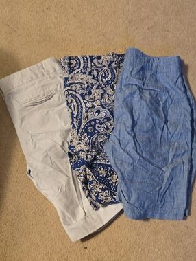 J Crew And Gap Bermuda Shorts Lot Of 3 Sz 2